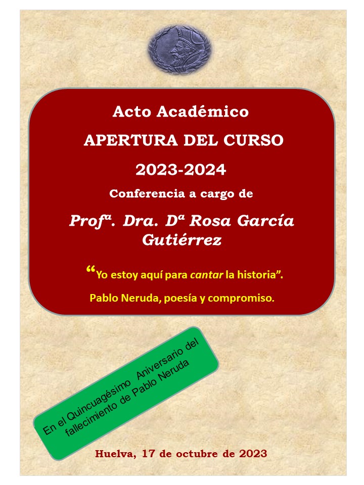 GRABACIÓN DE LA INAUGURACIÓN DEL CURSO 2023-2024 Academia Iberoamericana De La Rábida